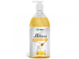 Купить Крем-мыло жидкое Milana (молоко и мед) 1л с дозатором Grass