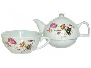 «Набор для чая чайник и чашка Голландская роза» - фото 1
