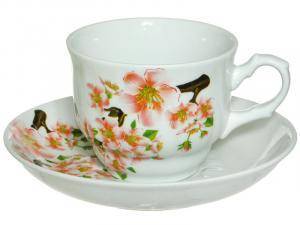 «Чайный сервиз 15 предметов форма Романс Яблоневый цвет» - фото 1