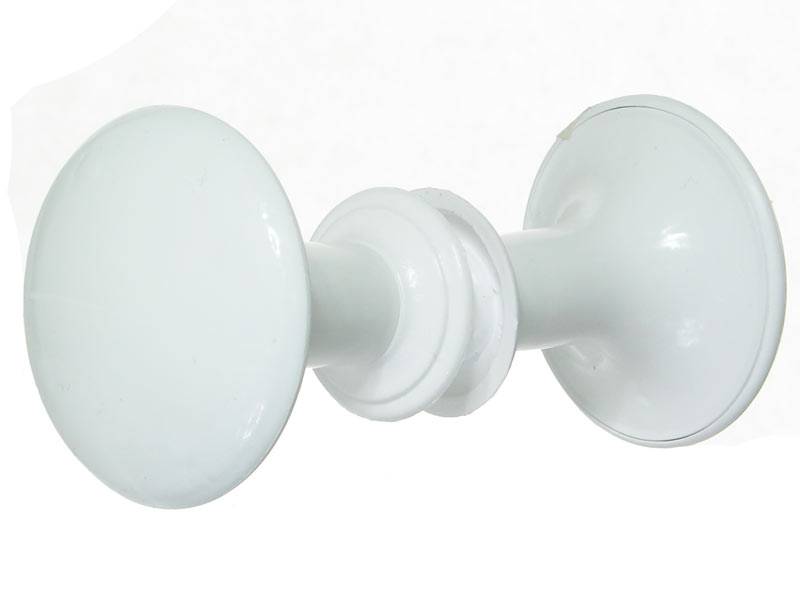 Ручка-кнопка РК1-7 пластиковая белая Кунгур