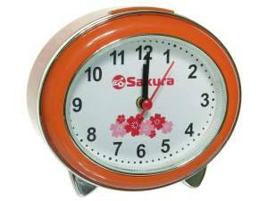 Купить Часы будильник дискретный ход подсветка SA-8511A оранж
