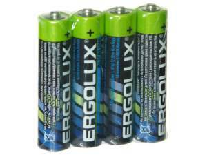 Купить Батарейки Ergolux LR03 Alkaline BP-24 ААА (4шт)