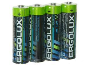 Купить Батарейки Ergolux LR06 Alkaline BP-24 АА (4шт)