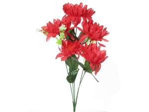 Купить Цветы искусственные Георгин 35-40см 5 цветков 600164