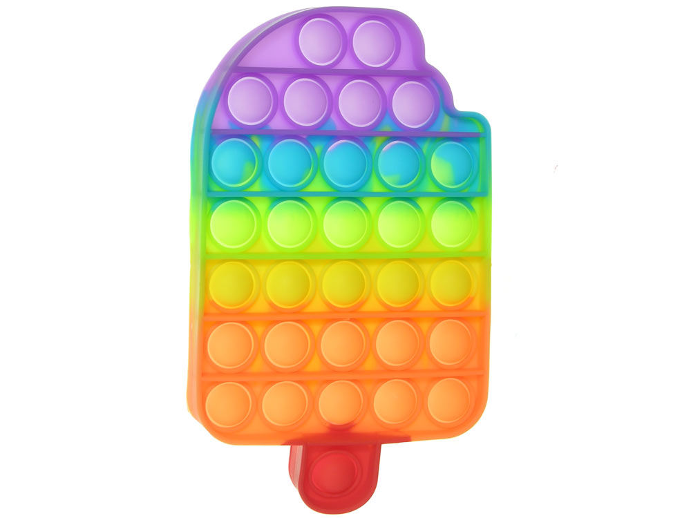 Игрушка антистресс Вечная пупырка Попит Popit радужное Мороженое код .