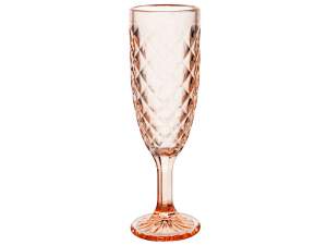 «Набор бокалов для шампанского 6шт 188мл бежевое стекло (82186)» - фото 1