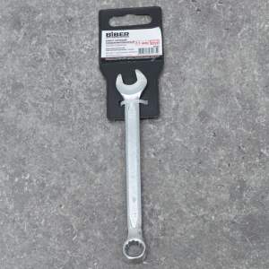 Купить Ключ гаечный комбинированный, CrV, 11мм, Biber 90666 Профи