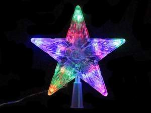 «Гирлянда-макушка Звезда 10 лапм LED 16см» - фото 1