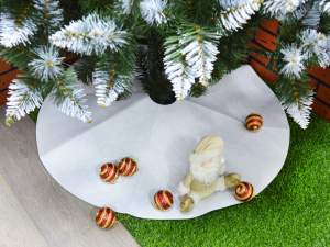 «Юбка для новогодней елки 90см (белый фетр)» - фото 1