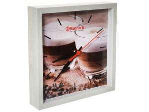 «Часы настенные Кофе мрамор» - фото 1