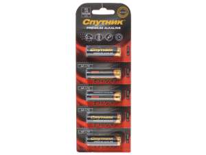 Купить Батарейки пальчиковые СПУТНИК Premium Alkaline тип АА/LR06 (5 шт. в упаковке)