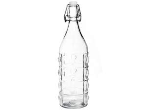 Купить Бутылка 1л стеклянная с бугельной пробкой (84881)