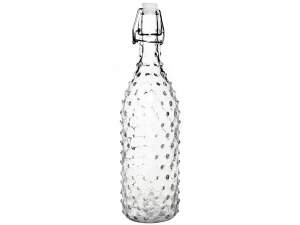 Купить Бутылка 1л стеклянная с бугельной пробкой (84882)