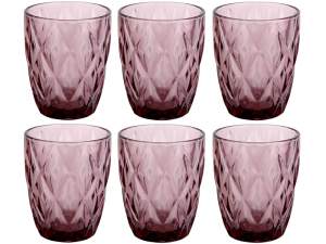 Купить Набор стаканов 6шт 240мл Тебриз фиолетовый