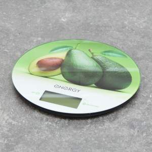 Купить Весы кухонные электронные ENERGY EN-403 Авокадо круглые