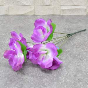 «Цветы искусственные Пион сиреневый 6 цветков 32см» - фото 1