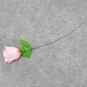 «Цветы искусственные Роза розовая 32см» - фото 1