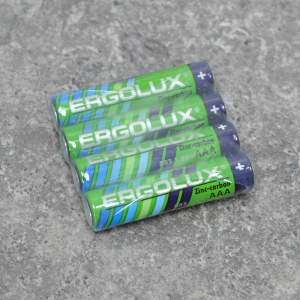 Купить Батарейки Ergolux R03 SR4 ААА (4шт)