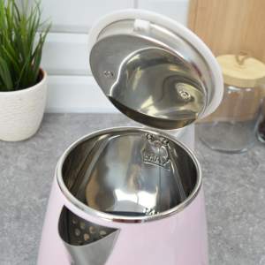 «Чайник электрический 1,8л Homestar HS-1035 розовый, двойной корпус» - фото 1