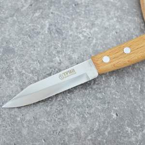 «Нож для овощей 170/80мм с деревянной ручкой "Традиционные"» - фото 1