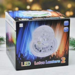 «Шар диско "Лотос" 10*12*12см LED, работает от сети» - фото 2