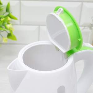«Чайник электрический 1л бело-зеленый SA-2342GR» - фото 1