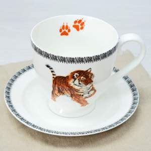 «Чайная пара 440мл "Bengal tiger" круглая» - фото 1
