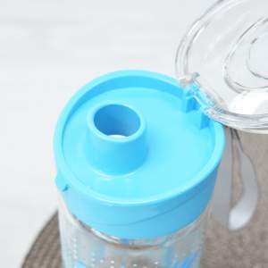«Бутылка для воды 500мл "Luya" стеклянная декорированная в ассортименте» - фото 1