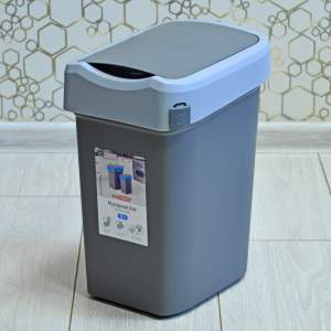 «Контейнер для мусора 10л "Smart Bin", серый» - фото 1