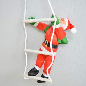 «Сувенир "Дед Мороз на лесенке" 40см» - фото 1