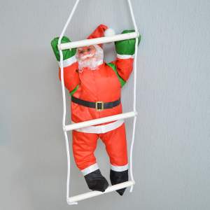 «Сувенир "Дед Мороз на лесенке" 50см» - фото 1