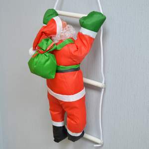 «Сувенир "Дед Мороз на лесенке" 50см» - фото 2