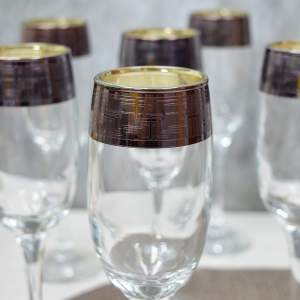 «Набор бокалов для шампанского 6шт 180мл "Арт-деко"» - фото 1