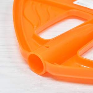 «Грабли веерные 23-х зубые пластмассовые 500мм оранжевые» - фото 1