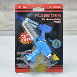 «Горелка газовая пьезо металлическая 900 "FLAME GUN" (303-095)» - фото 1