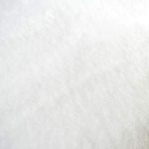 «Коврик прикроватный 60*90см, мягкий ворс, полиэстер, белый» - фото 1