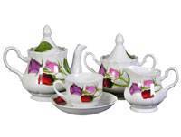 Купить Сервиз чайный 15 предметов форма Романс Королева цветов